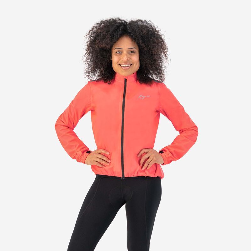 Rogelli women's rain CORE korall dzseki