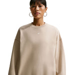 Nike Women's Studio Fleece Sweatshirt krém nadrág IM8082236