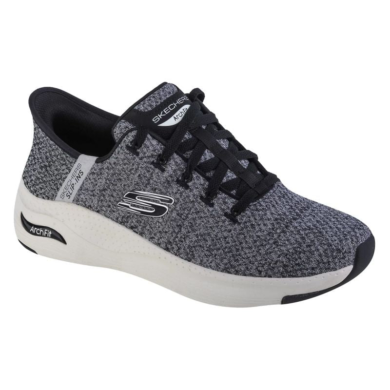 Skechers Slip-Ins Arch Fit – New Verse Grey szürke utcai cipő 232454-WBK