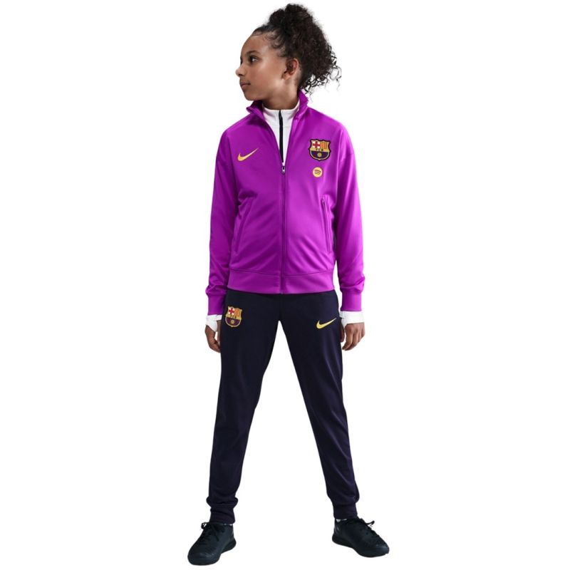 Nike FC Barcelona Strike Kids Tracksuit Purple-Black 552 fekete szett 152569L