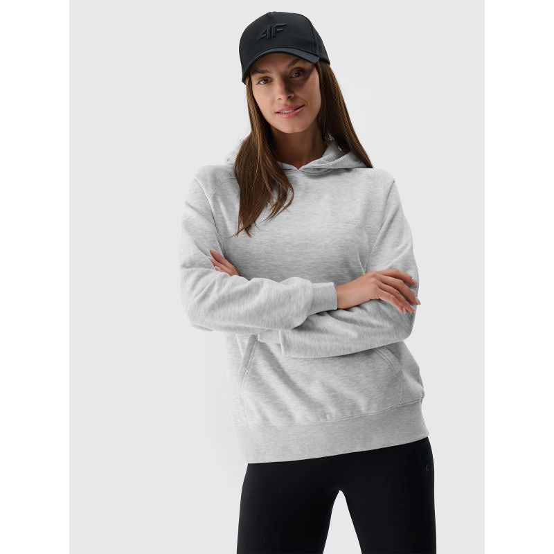 4f Women's sweatshirt with hood, open, 4FWMM00TSWSF1764-27M General