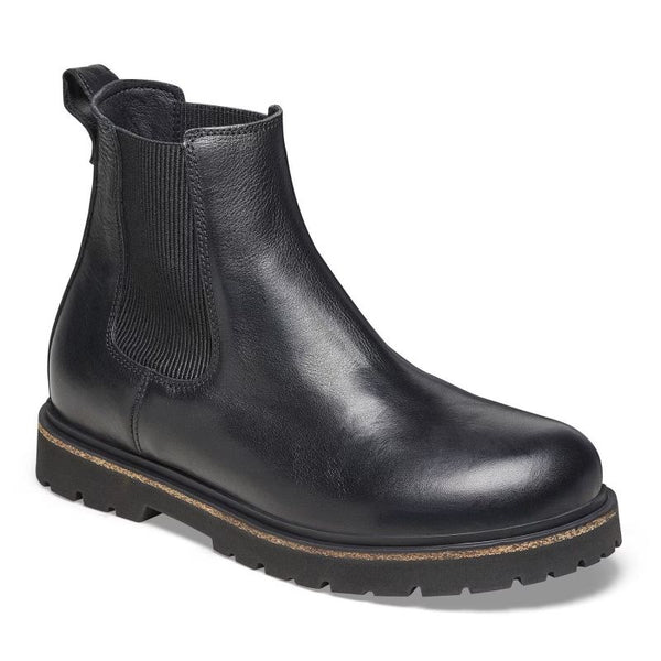 Birkenstock Highwood Slip On M LENA Black men's Chelsea boots made of genuine leather (1025764) Cipő