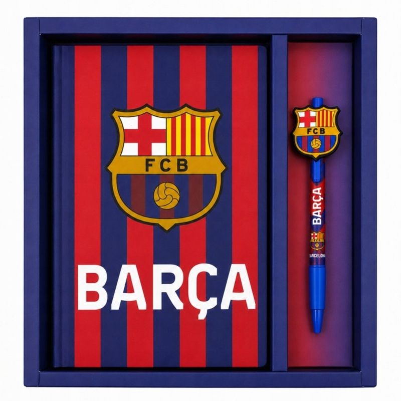 FC Barcelona notebook and pen set Barca wielokolorowy készlet 2700002524