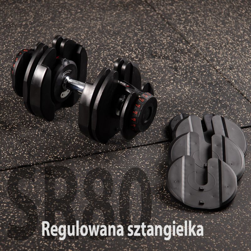 HMS SR80 Adjustable Barbell fekete póló 17-59-151