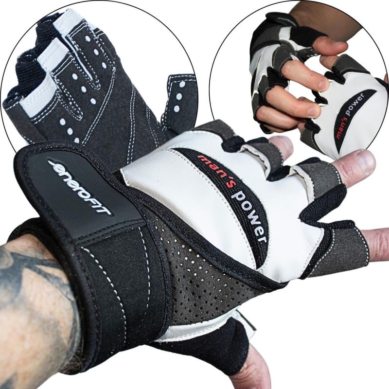 Enero Man'S Power Rl Fit Fitness Gloves fekete kesztyű