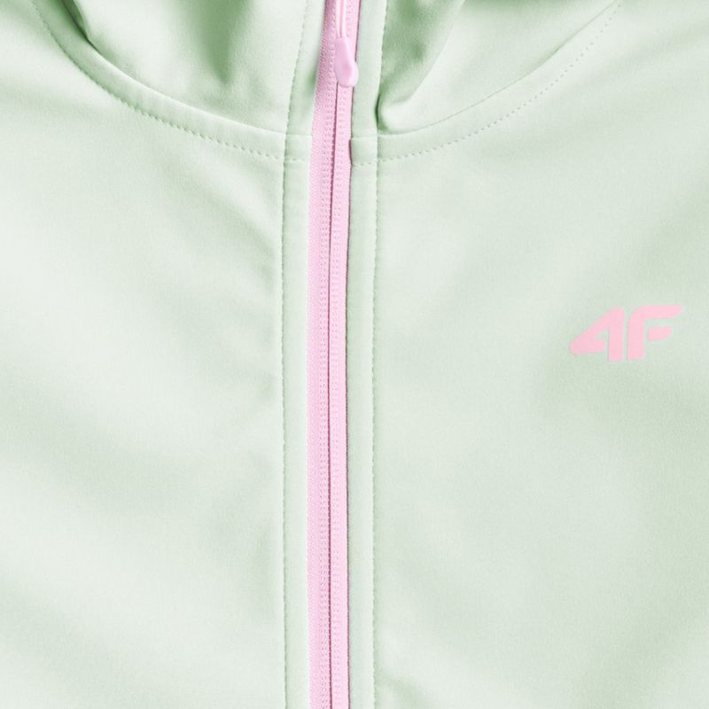 Softshell jacket for girls 4F F478 4FJWSS26TSOFF478 47S menta clothing