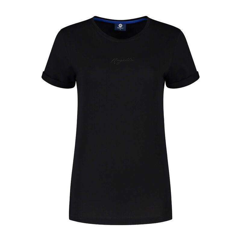 Rogelli women's t-shirt LOGO black fekete póló