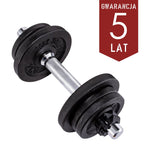 Body Sculpture Adjustable dumbbell 1x10 KG BW fekete edzőfelszerelés BW780L10KG