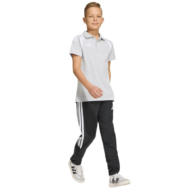 Adidas Tiro 26 League póló for Kids, Grey szürke gyerek galléros póló KF3405