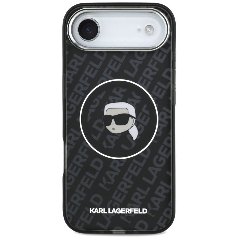 Karl Lagerfeld IML Karl Head Logo MagSafe Case for iPhone 17 Air - fekete telefontok