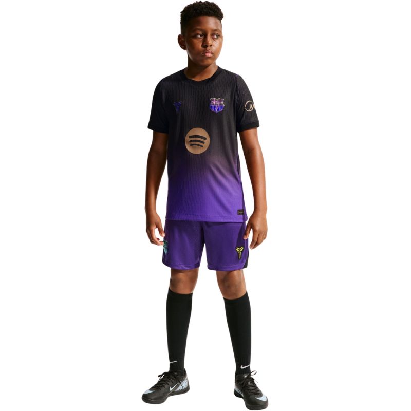 Nike FC Barcelona 2026/27 Match Away Kids' Jersey Black and lila ruházat II1852505