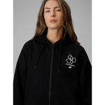 Women's loose sweatshirt with hood 4F