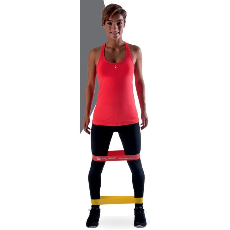 Pure 2 Improve Set Of Fitness Crossfit Mini Bands 3 Pcs fekete sets