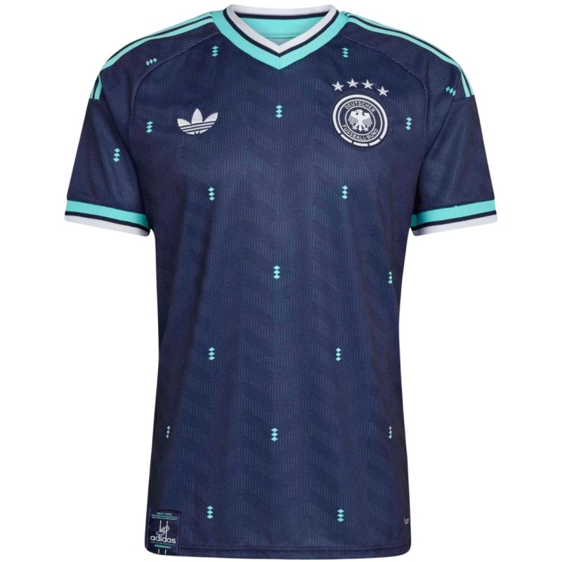 Men's adidas Germany 26 Away Jersey Navy JN2074 kék póló