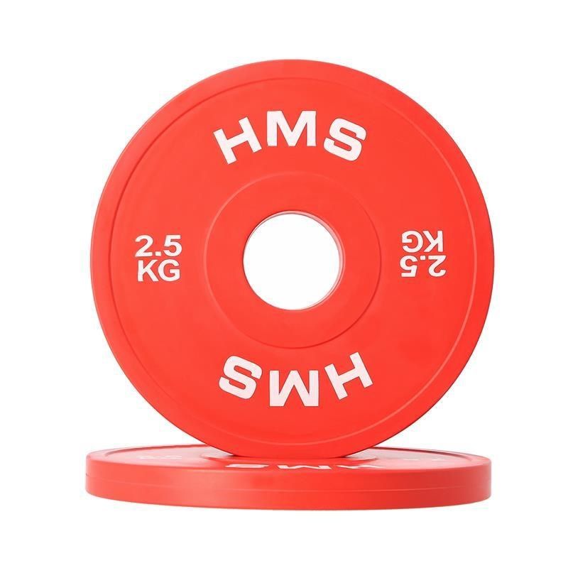HMS Olympic Bumper Plate 2x2.5kg piros póló 17-61-111