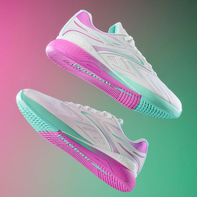 Reebok NANO X5 EDGE CHALK/VIRTUAL /ATOMIC AQUA sneakers ( ) rózsaszín cipő