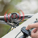 Rockbros A2 Bicycle Bell with 115 dB Alarm and USB-C Remote Control - Black fekete kiegészítő 304004-211792
