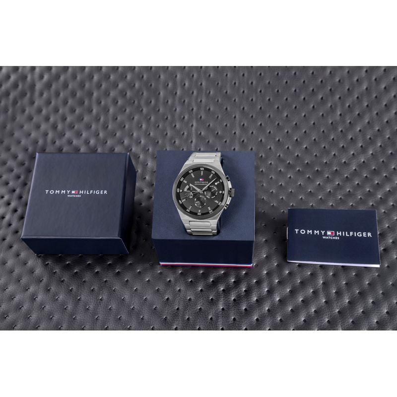 Tommy Hilfiger Dexter Men's Watch 1792087 + BOX fekete pulóver