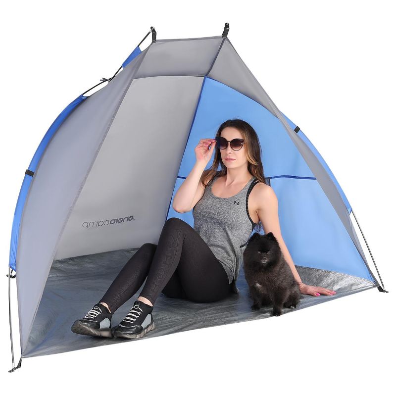 Enero BEACH SHELTER SUN GREY- CAMP kék tents, tourist equipment