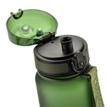 Meteor 650 ml sports bottle dark green uniw water bottles, training equipment