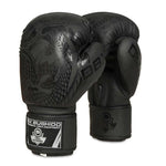 DBX Bushido 8oz Boxing Gloves - Black Dragon - Valor Series fekete kesztyű