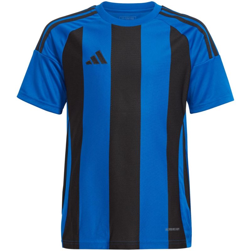 Adidas Striped 24 Jersey Kids' Football Blue-Black fekete gyerek póló IW2136