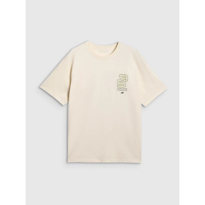 Men's oversized printed T-shirt 4F 4FRAW25TTSHM3220-11S póló
