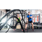 DBX Bushido Battle Rope for Cross Training 35mm 15M fekete ropes, training equipment