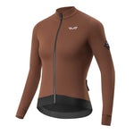 Rockbros TVI women's cycling jersey insulated autumn/winter M - brown m \ brązowy kötött sapka 15310007004-211736