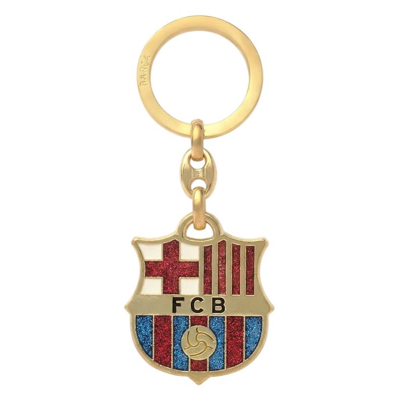 FC Barcelona original coat of arms keychain licensed by b7207
