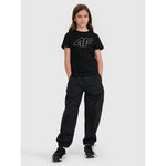 Girls' regular printed T-shirt 4F 4FJWSS25TTSHF2176-20S póló