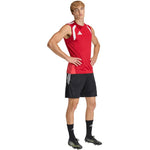 Adidas Men's Tiro 26 Competition Sleeveless Jersey red piros férfi póló KA7610