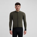 Rogelli SIGNATURE long sleeve t-shirt green 2XL zöld póló