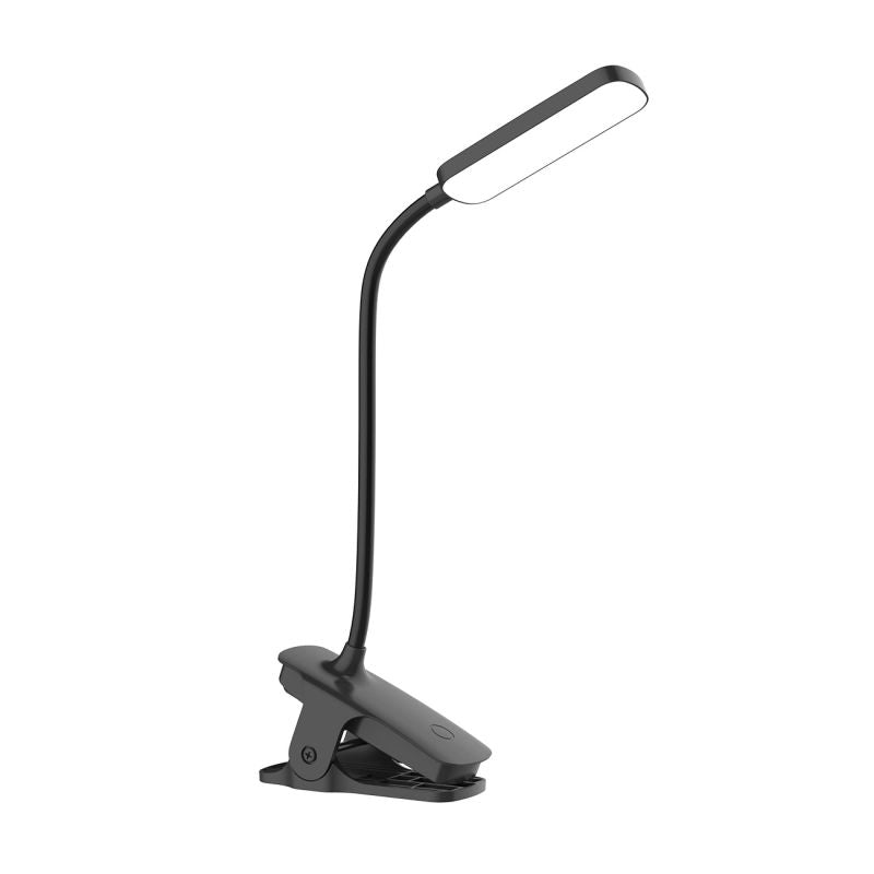 Wozinsky VT-01 Mini LED Reading Lamp with Clip and USB-C Cable 80cm - Black czarny elektronika 5907769388873-210476