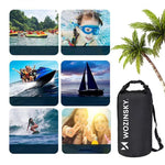 Wozinsky WWK-20 waterproof bag for kayak 20l - black fekete sup 304004-196028