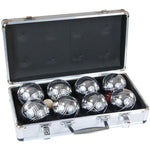 8-Piece Petanque Balls - Boule Petanque Aluminum Suitcase Enero