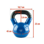 HMS Blue KNV12 cast iron kettlebell 12kg kék kiegészítő 17-64-043
