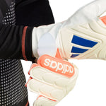 adidas Copa Glove Club goalkeeper gloves white and orange JN5339 Kiegészítő
