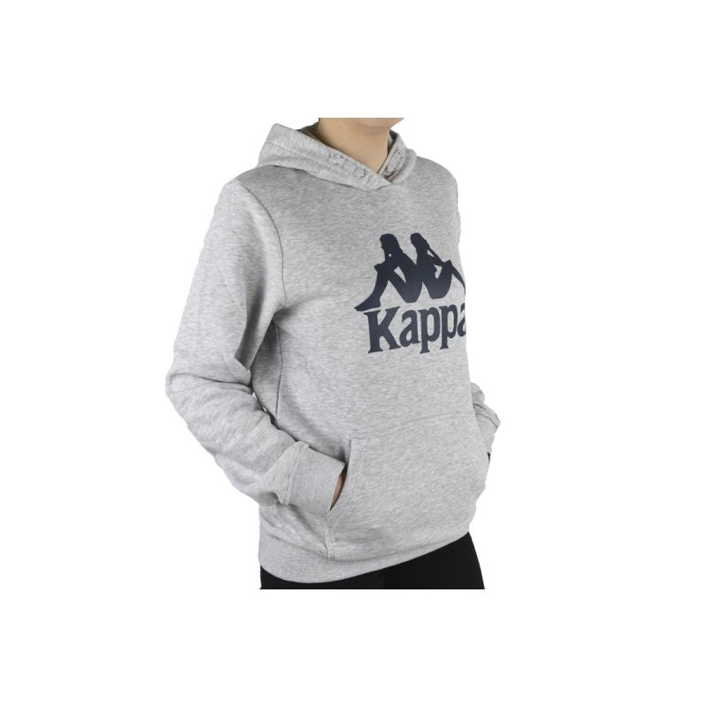 Kappa Taino Kids Hoodie Junior szürke kapucnis pulóver 705322J-18M
