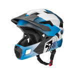 Rockbros TS-61 10110061001 Children's Bike Helmet with Detachable Chin Size S (48-54) - Blue niebieski \ s helmets, martial arts equipment