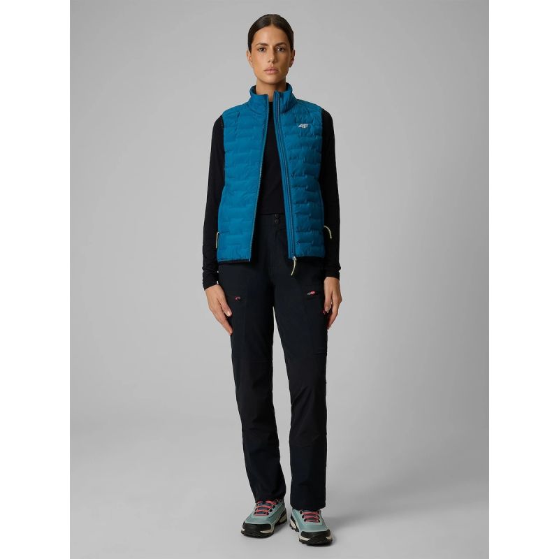 4F PRO trekking vest with Primaloft filling for women ezüst kiegészítő 4FWSS26TVJAF348-46S