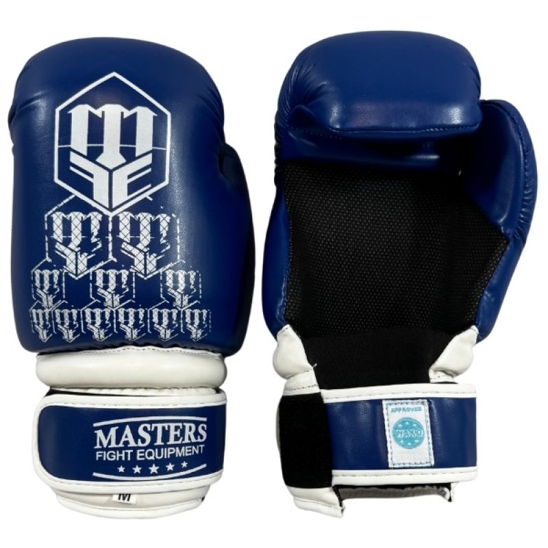 MASTERS FIGHT EQUIPMENT ROSM-FIGHT Open Gloves (WAKO APPROVED) piros kesztyű 01518-02WM