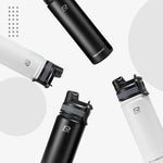 Rockbros 35210029001 thermal bottle for bicycle drinks 550 ml - black czarny \ 550 ml water bottles, training equipment, tourist equipment