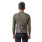 Rockbros 15220003002 ROAD TO SKY men's long sleeve cycling jersey - green zöld póló