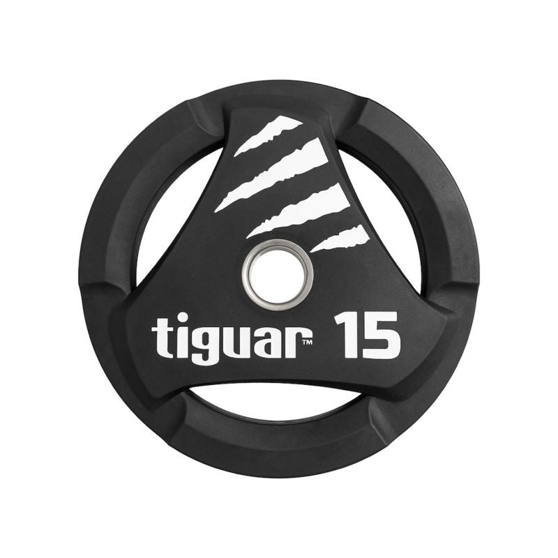 Tiguar PU Olympic plate 15 kg fekete kiegészítő TI-WTPU01500