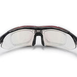 Rockbros 10001 Polarized Cycling Glasses - Black and Red czarny || czerwony training equipment