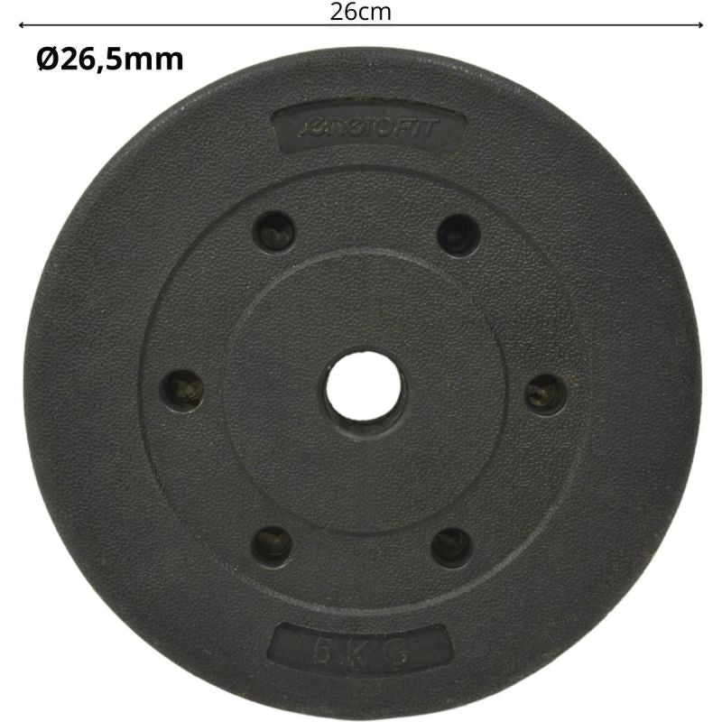 Enero Concrete Load 5 Kg Fit ø26.5 weight, strength training equipment, training equipment