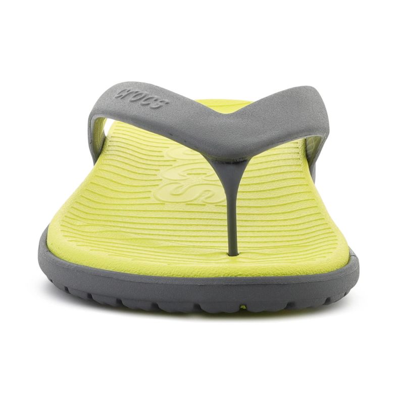 Crocs Coast Flip Slate Gray/Citrus