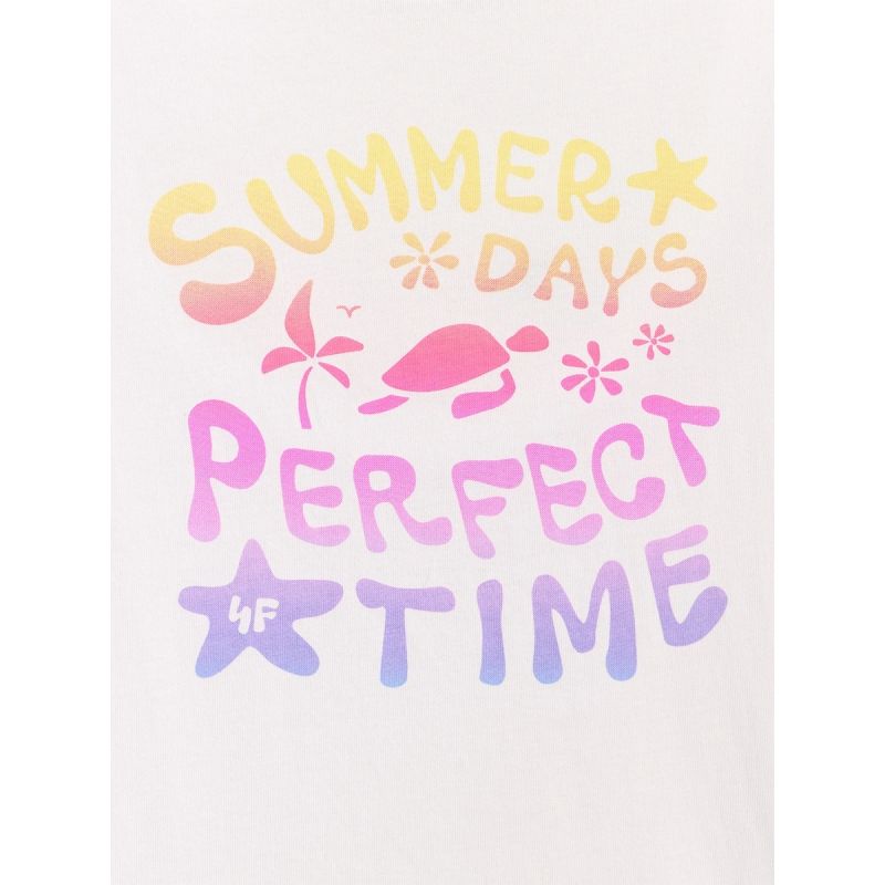 4F Girls' cotton T-shirt ruházat 4FJRSS26TTSHF3913-10S
