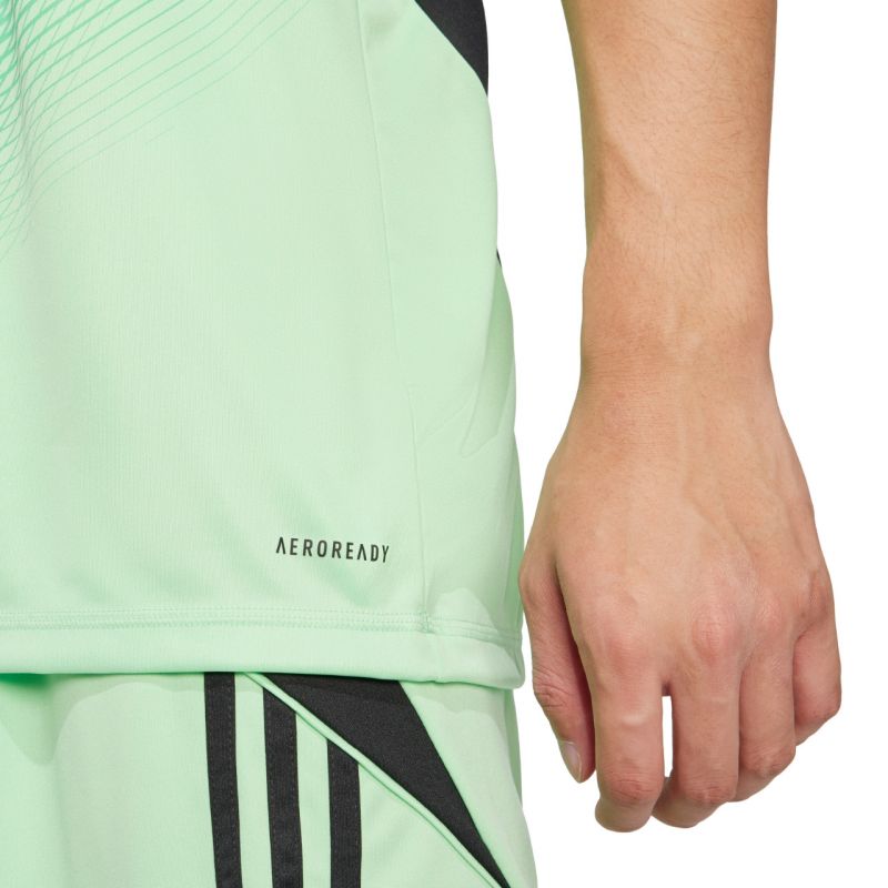 adidas Tiro 25 Competition Jersey Short Sleeve Men's Goalkeeper Jersey Green JI9716 Ruházat